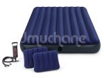 Materac dmuchany 203x152x22 cm z pompką tłokową INTEX 68765