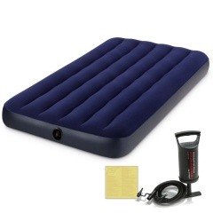 Materac dmuchany 191x99x22 cm z pompką tłokową INTEX 68757