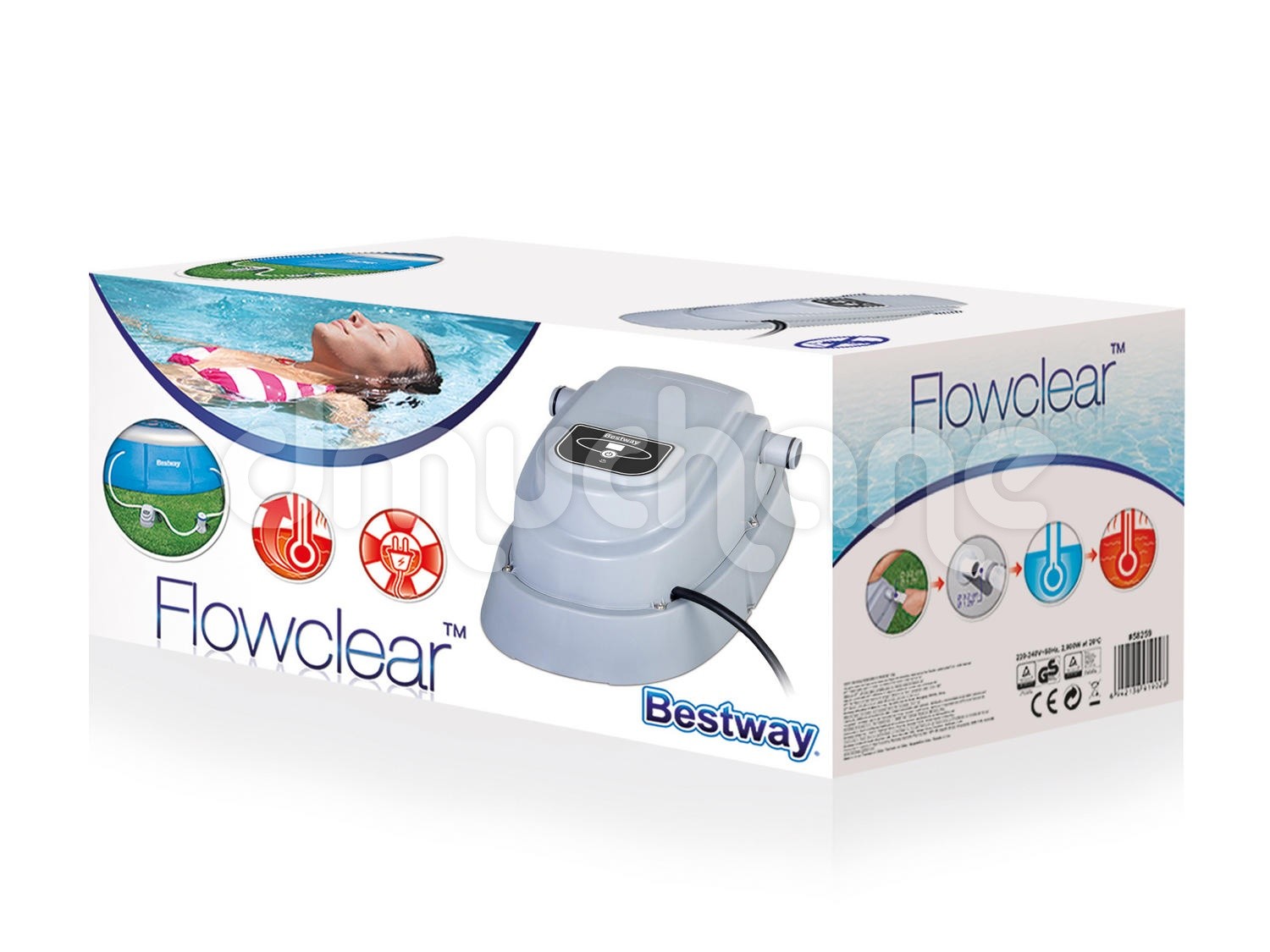 Podgrzewacz wody w basenie Bestway 58259 :: sklep dmuchane.pl