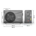 Pompa ciepła do basenu spa podgrzewacz wody 10kw Humberg HM-912