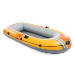 Ponton wędkarski Challenger 2os 200kg 236x114x41 cm pompka wiosła INTEX 66312