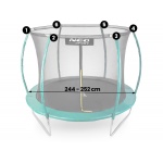 Siatka wewnętrzna do trampolin 252 cm 8ft Neo-Sport