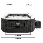 SPA dmuchane z hydromasażem 4 osobowe INTEX 28450