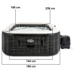 SPA dmuchane z hydromasażem 6 osobowe zestaw INTEX 28452