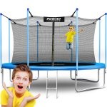 Trampolina ogrodowa 12ft/374cm z siatką wewnętrzną i drabinką