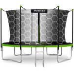 Trampolina ogrodowa 12ft/374cm z siatką wewnętrzną i drabinką Neo-Sport