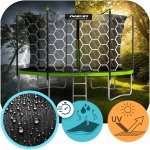 Trampolina ogrodowa 12ft/374cm z siatką wewnętrzną i drabinką Neo-Sport