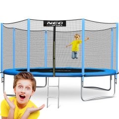 Trampolina ogrodowa 14ft/435cm z siatką zewnętrzną i drabinką