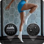 Trampolina ogrodowa 14ft/435cm z siatką wewnętrzną i drabinką Neo-Sport