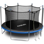 Trampolina ogrodowa 14ft/435cm z siatką wewnętrzną i drabinką Neo-Sport