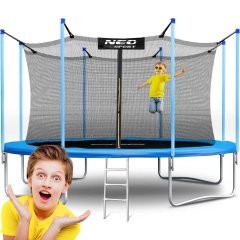 Trampolina ogrodowa 15ft/465cm z siatką wewnętrzną i drabinką