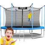 Trampolina ogrodowa 15ft/465cm z siatką wewnętrzną i drabinką