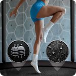 Trampolina ogrodowa 15ft/465cm z siatką wewnętrzną i drabinką Neo-Sport