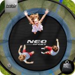 Trampolina ogrodowa 6ft/183cm z siatką wewnętrzną i drabinką