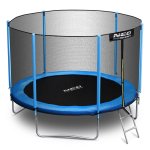 Trampolina ogrodowa 8ft/252cm siatka zewnętrzna i drabinką