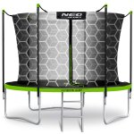 Trampolina ogrodowa 8ft/252cm z siatką wewnętrzną i drabinką Neo-Sport