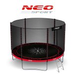 Trampolina ogrodowa 8ft/252cm z siatką zewnętrzną i drabinką Neo-Sport