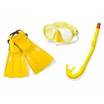 Zestaw do nurkowania dla dzieci maska + rurka + płetwy INTEX 55655